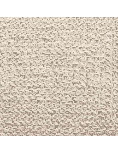 Tappeto ZIZUR Crema 240x240 cm Aspetto Iuta Interni ed Esterni
