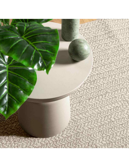 Tappeto ZIZUR Crema 80x150 cm Aspetto Iuta Interni ed Esterni