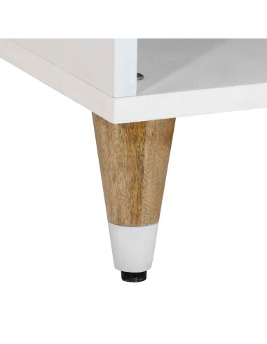 Tavolino da Salotto 80x50x40 cm Legno Massello di Mango