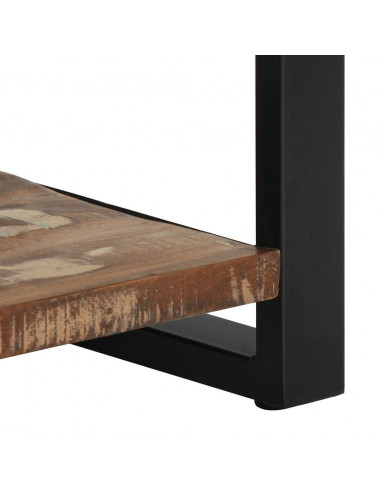 Tavolo Consolle Multicolore 100x35x75cm Legno Massello Recupero