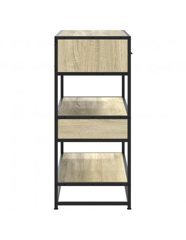 Tavolo Consolle Rovere Sonoma 90x35x80 cm in Legno Multistrato