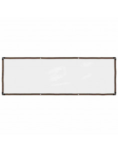 Telone Trasparente con Occhielli 1x3 m in Polietilene