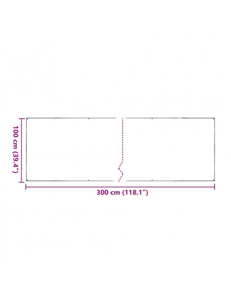 Telone Trasparente con Occhielli 1x3 m in PVC