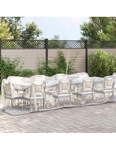 Telone Trasparente con Occhielli 2x10 m in Polietilene