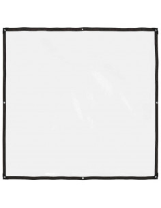 Telone Trasparente con Occhielli 2x2 m in Polietilene