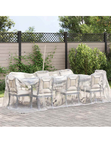 Telone Trasparente con Occhielli 2x5 m in Polietilene