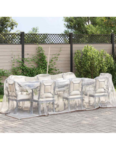 Telone Trasparente con Occhielli 2x5 m in Polietilene