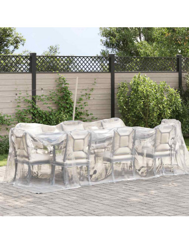 Telone Trasparente con Occhielli 2x6 m in Polietilene