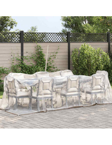 Telone Trasparente con Occhielli 2x6 m in Polietilene