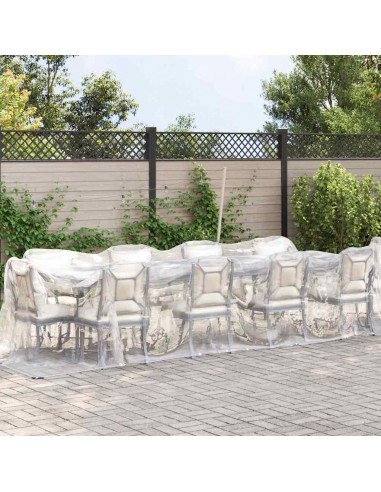 Telone Trasparente con Occhielli 2x8 m in Polietilene