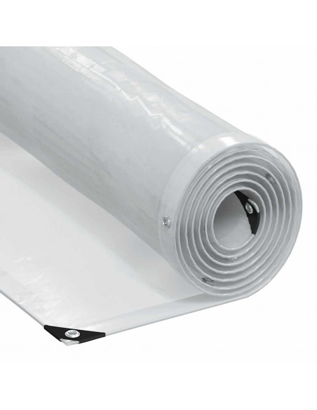 Telone Trasparente con Occhielli 3x10 m in Polietilene