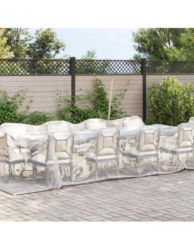 Telone Trasparente con Occhielli 3x12 m in Polietilene