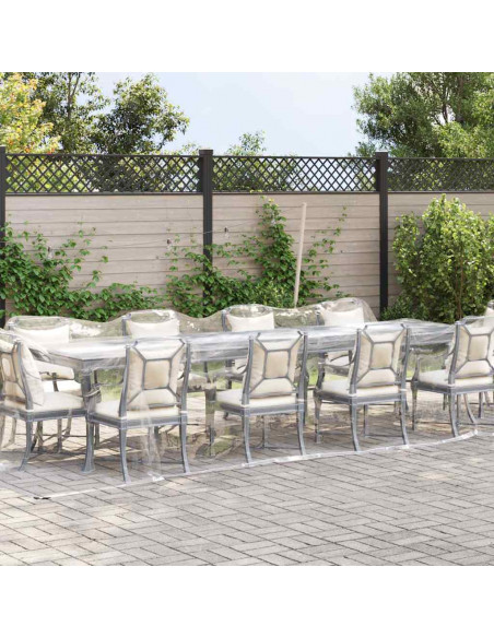 Telone Trasparente con Occhielli 3x12 m in PVC