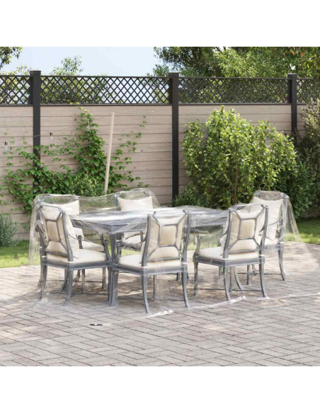 Telone Trasparente con Occhielli 3x5 m in PVC