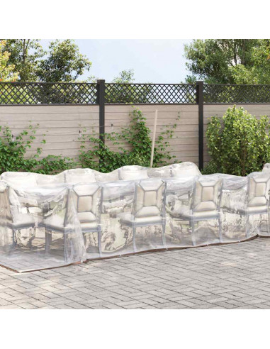 Telone Trasparente con Occhielli 3x8 m in Polietilene