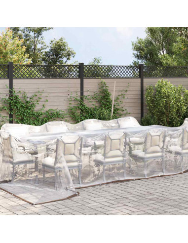 Telone Trasparente con Occhielli 4x12 m in Polietilene