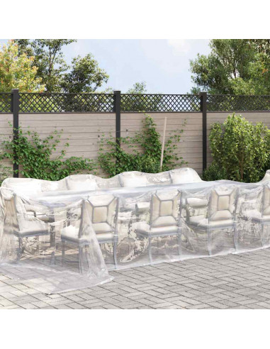 Telone Trasparente con Occhielli 4x12 m in Polietilene