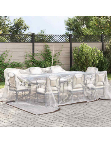 Telone Trasparente con Occhielli 4x4 m in Polietilene