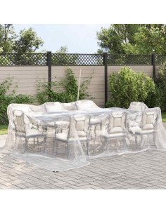 Telone Trasparente con Occhielli 4x5 m in Polietilene 2