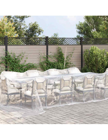 Telone Trasparente con Occhielli 4x6 m in Polietilene