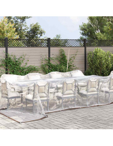 Telone Trasparente con Occhielli 4x8 m in Polietilene