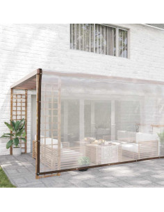 Telone Trasparente con Occhielli 5x10 m in Polietilene 2