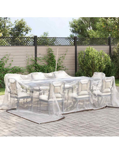 Telone Trasparente con Occhielli 5x5 m in Polietilene