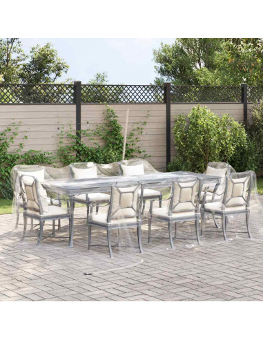 Telone Trasparente con Occhielli 5x6 m in PVC