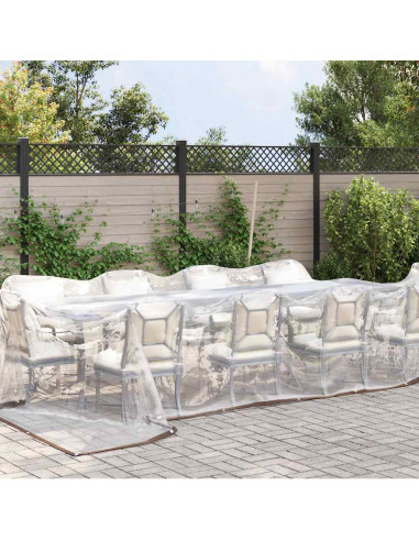 Telone Trasparente con Occhielli 5x8 m in Polietilene