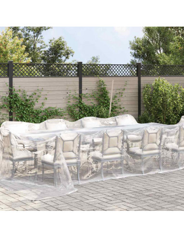 Telone Trasparente con Occhielli 5x8 m in Polietilene