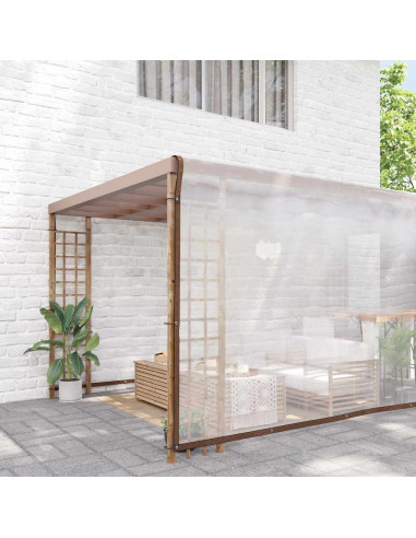 Telone Trasparente con Occhielli 8x10 m in Polietilene