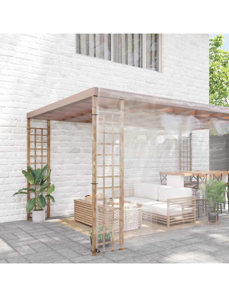 Telone Trasparente con Occhielli 8x8 m in PVC