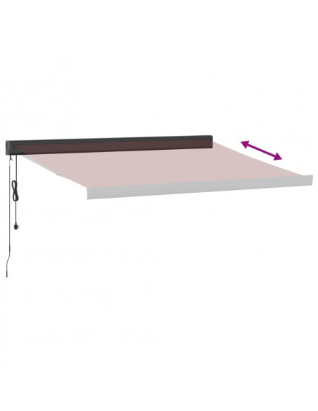 Tenda da Sole Retrattile Automatica Bordò 300x250 cm