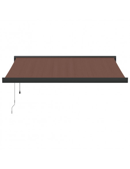 Tenda da Sole Retrattile Automatica Marrone 300x250 cm