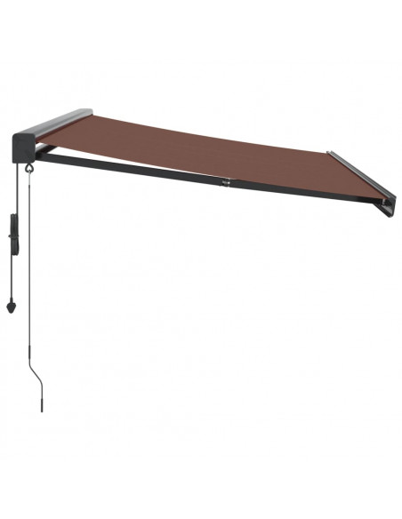 Tenda da Sole Retrattile Automatica Marrone 300x250 cm