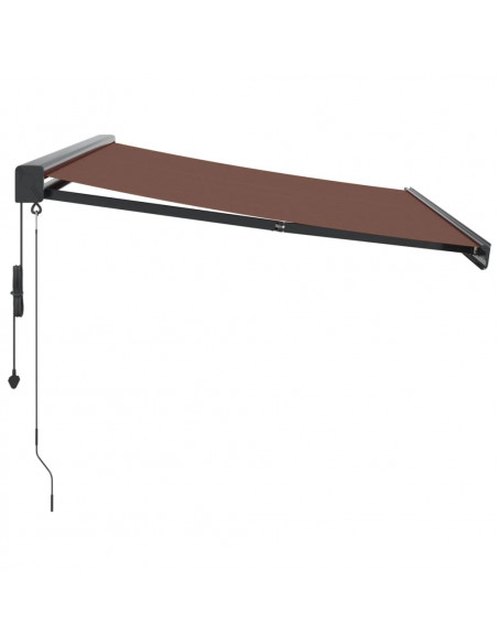 Tenda da Sole Retrattile Automatica Marrone 350x250 cm