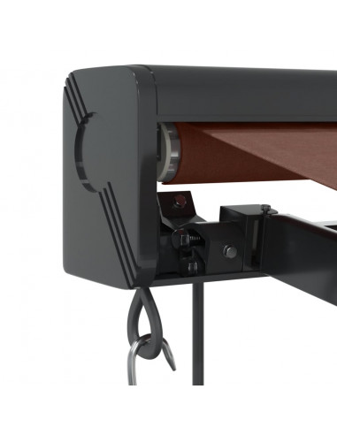 Tenda da Sole Retrattile Automatica Marrone 350x250 cm