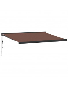 Tenda da Sole Retrattile Automatica Marrone 450x300 cm 2