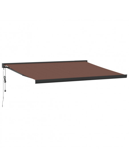 Tenda da Sole Retrattile Automatica Marrone 450x300 cm