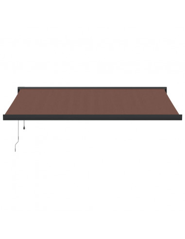 Tenda da Sole Retrattile Automatica Marrone 450x300 cm