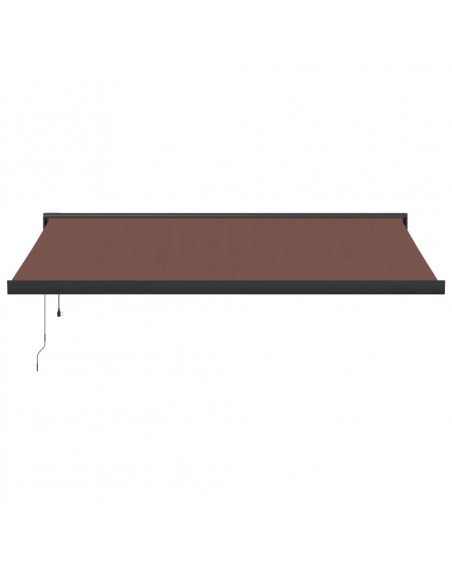 Tenda da Sole Retrattile Automatica Marrone 450x300 cm