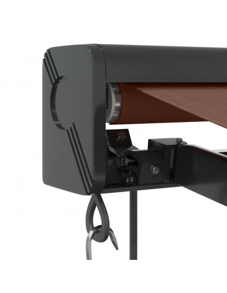 Tenda da Sole Retrattile Automatica Marrone 450x300 cm