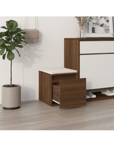 Cassetto Contenitore Rovere Marrone 40,5x40x40cm in Multistrato