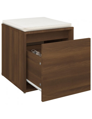 Cassetto Contenitore Rovere Marrone 40,5x40x40cm in Multistrato