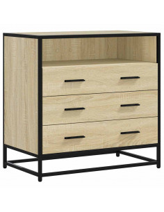 Cassettiera Rovere Sonoma 70x41x70 cm in Legno Multistrato