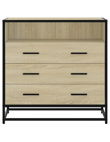 Cassettiera Rovere Sonoma 70x41x70 cm in Legno Multistrato