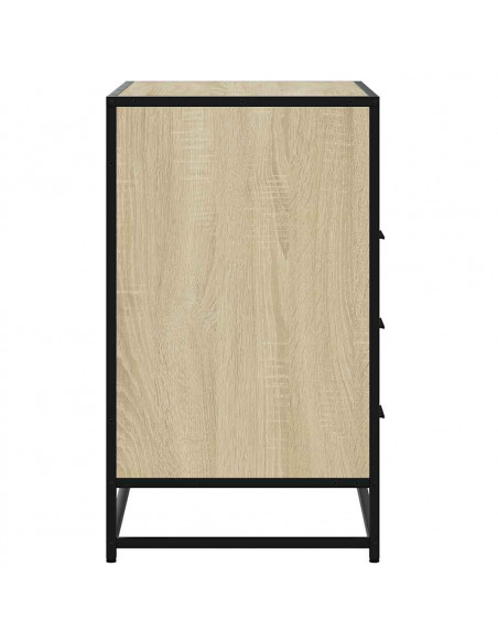 Cassettiera Rovere Sonoma 70x41x70 cm in Legno Multistrato