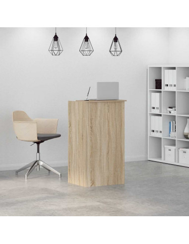 Banco Reception Rovere Sonoma 55x50x103,5 cm Legno Multistrato