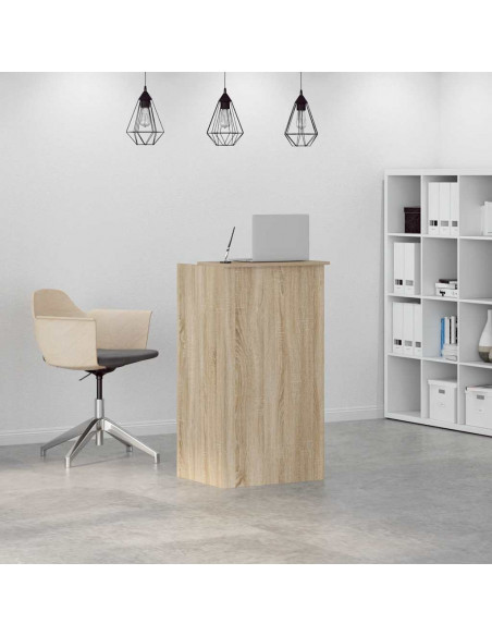 Banco Reception Rovere Sonoma 55x50x103,5 cm Legno Multistrato