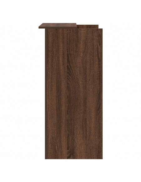 Banco Reception Rovere Marrone 55x50x103,5 cm Legno Multistrato